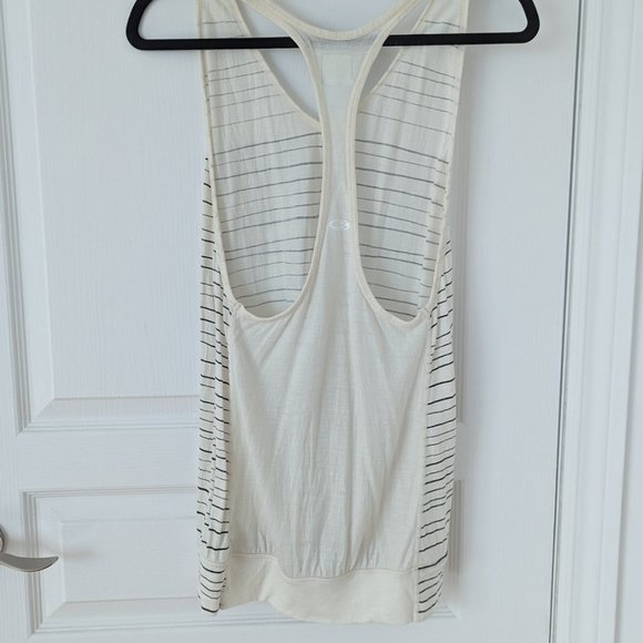 NWOT Icebreaker Nomi Racerback Tank Top Line Print Size M - Picture 5 of 8